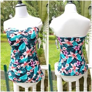 Merona floral tankini
